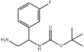 tert-butyl 2-amino-1-(3-fluorophenyl)ethylcarbamate,943325-32-4,结构式