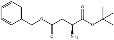 H-ASP(OBZL)-OTBU HCL Structure