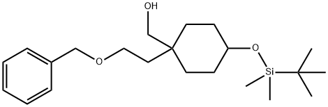 1-(2-苄基氧乙基)-4-(叔丁基甲基硅烷氧基)环戊甲醇, 943515-16-0, 结构式