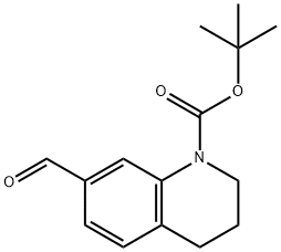 1-BOC-1,2,3,4-TETRAHYDROQUINOLINE-7-CARBALDEHYDE
 Structure