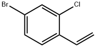 4-Bromo-2-chloro-1-ethenyl-benzene, 943742-24-3, 结构式