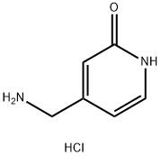 2(1H)-Pyridinone, 4-(aminomethyl)-, hydrochloride (1:1) Struktur