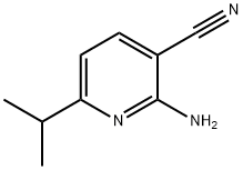 3-Pyridinecarbonitrile,  2-amino-6-(1-methylethyl)- Structure