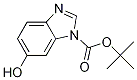 1H-BenziMidazole-1-carboxylicacid,6-hydroxy-,1,1-diMethylethylester Structure