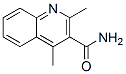 2,4-二甲基喹啉-3-酰胺 结构式