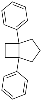 1,5-Diphenylbicyclo[3.2.0]heptane Struktur