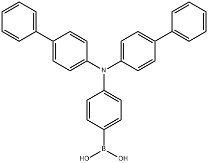 4-(二联苯基-4-氨基)苯硼酸, 943836-24-6, 结构式