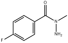 4-FLUOROBENZOIC ACID N-METHYLHYDRAZIDE, 94401-21-5, 结构式