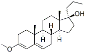 (17beta)-3-methoxy-17-propylandrosta-3,5-dien-17-ol 结构式