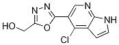 944123-74-4 1,3,4-Oxadiazole-2-Methanol, 5-(4-chloro-1H-pyrrolo[2,3-b]pyridin-5-yl)-