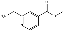 2-(アミノメチル)イソニコチン酸メチル 化学構造式