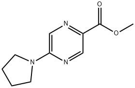 METHYL 5-(1-PYRROLIDINYL)-2-PYRAZINECARBOXYLATE|5-(1-吡咯烷基)-2-吡嗪甲酸甲酯