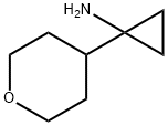 1-(Tetrahydro-pyran-4-yl)-cyclopropylamine 结构式