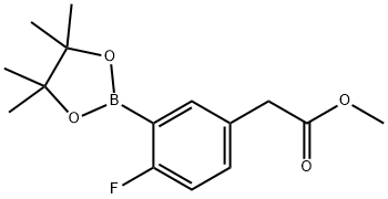 944317-66-2 2-FLUORO-5-(METHOXYCARBONYLMETHYL)PHENYLBORONIC ACID, PINACOL ESTER