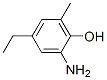 Phenol,  2-amino-4-ethyl-6-methyl- 化学構造式