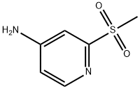 2-甲砜基-4-氨基吡啶, 944401-88-1, 结构式