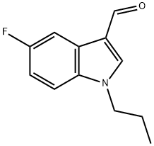 5-fluoro-1-propyl-1H-indole-3-carbaldehyde Structure