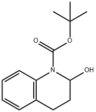 TERT-BUTYL 2-HYDROXY-3,4-DIHYDROQUINOLINE-1(2H)-CARBOXYLATE Structure