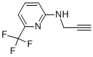 Prop-2-ynyl-(6-trifluoromethyl-pyridin-2-yl)-amine 化学構造式