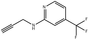 Prop-2-ynyl-(4-trifluoromethyl-pyridin-2-yl)-amine Structure