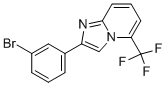 2-(3-Bromo-phenyl)-5-trifluoromethyl-imidazo[1,2-a]pyridine Structure