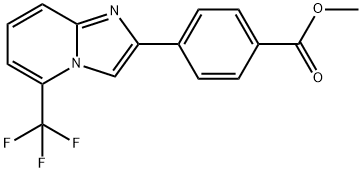 4-(5-Trifluoromethyl-imidazo[1,2-a]pyridin-2-yl)-benzoic acid methyl ester Struktur