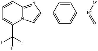 2-(4-Nitro-phenyl)-5-trifluoromethyl-imidazo[1,2-a]pyridine Structure