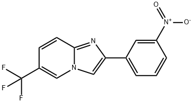2-(3-Nitro-phenyl)-6-trifluoromethyl-imidazo[1,2-a]pyridine Structure
