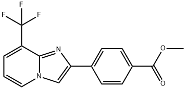 4-(8-Trifluoromethyl-imidazo[1,2-a]pyridin-2-yl)-benzoic acid methyl ester amine Structure