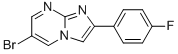 6-Bromo-2-(4-fluoro-phenyl)-imidazo[1,2-a]pyrimidine Structure
