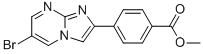 4-(6-Bromo-imidazo[1,2-a]pyrimidin-2-yl)-benzoic acid methyl ester Structure