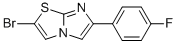 2-Bromo-6-(4-fluoro-phenyl)-imidazo[2,1-b]thiazole Structure
