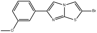 2-Bromo-6-(3-methoxy-phenyl)-imidazo[2,1-b]thiazole Struktur