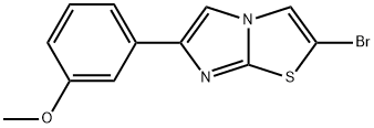 2-бром-6-(3-метокси-фенил)-имидазо[2,1-b]тиазол структура