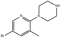 5-BROMO-2-(PIPERAZIN-1-YL)-3-METHYLPYRIDINE