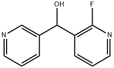 3-PyridineMethanol, 2-fluoro-alpha-3-pyridinyl- Structure