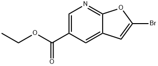 ethyl 2-bromofuro[2,3-b]pyridine-5-carboxylate Structure