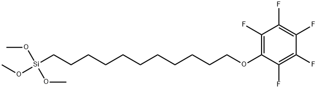 11-(五氟苯氧基)十一烷基三甲氧基硅烷,944721-47-5,结构式