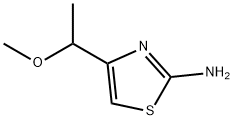 2-Thiazolamine,  4-(1-methoxyethyl)- Structure