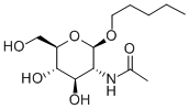 AMYL 2-ACETAMIDO-2-DEOXY-BETA-D-GLUCOPYRANOSIDE|戊烷基-2-乙酰氨基-2-脱氧-Β-D-葡萄糖苷