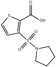 3-(1-피롤리디닐술포닐)-2-티오펜카르복실산(염분데이터:0.14NaCl)