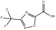 3-(Trifluoromethyl)-1,2,4-oxadiazole-5-carboxylic acid 化学構造式