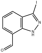 3-Iodo-1H-indazole-7-carbaldehyde Structure