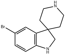 5-溴螺[吲哚啉-3,4'-哌啶],944899-21-2,结构式