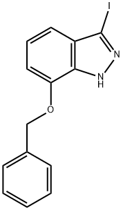 7-(BENZYLOXY)-3-IODO-1H-INDAZOLE Structure