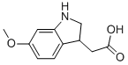 2-(6-METHOXYINDOLIN-3-YL)ACETIC ACID Struktur