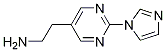 2-(2-(1H-咪唑-1-基)嘧啶-5-基)乙-1-胺, 944899-35-8, 结构式