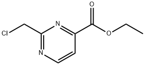 ethyl 2-(chloromethyl)pyrimidine-4-carboxylate Structure