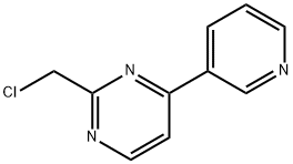 2-(chloroMethyl)-4-(pyridin-3-yl)pyriMidine Struktur