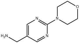 2-(吗啉-4-基)嘧啶-5-基]甲胺 结构式